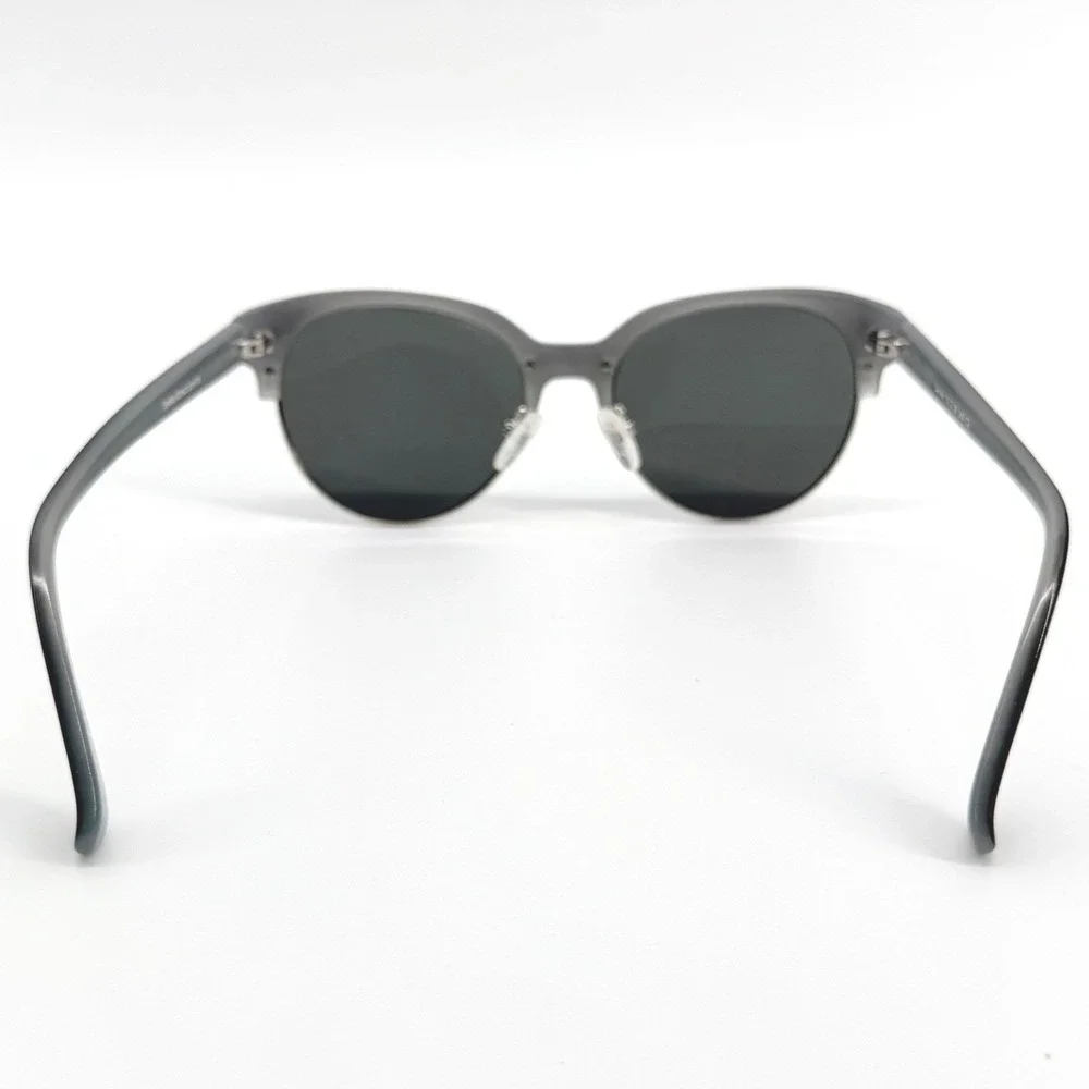 Carven Mens Gray Browline Retro Sunglasses 51-18-142 Modern Designer Fashion